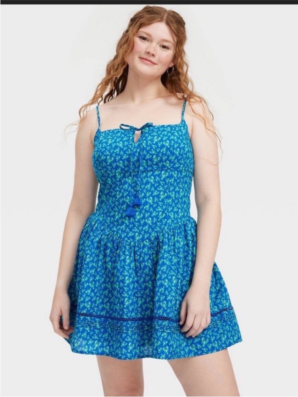 Roller rabbit  lobster print  Sundress with Spaghetti Straps